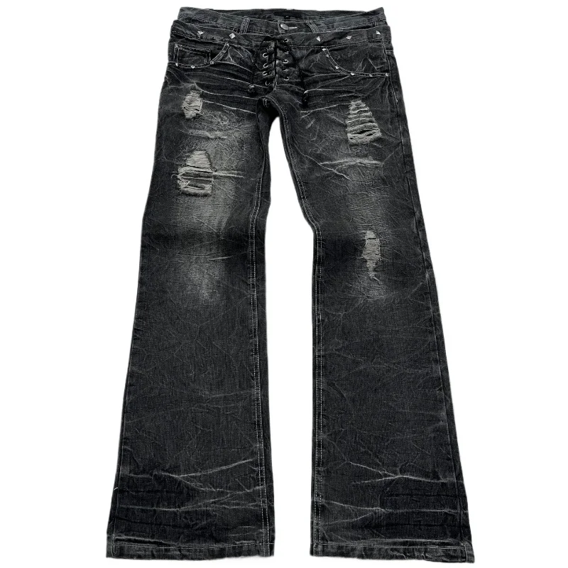 Men Shoes Jeans - Jeans Wanita Model Double Waisted dengan
