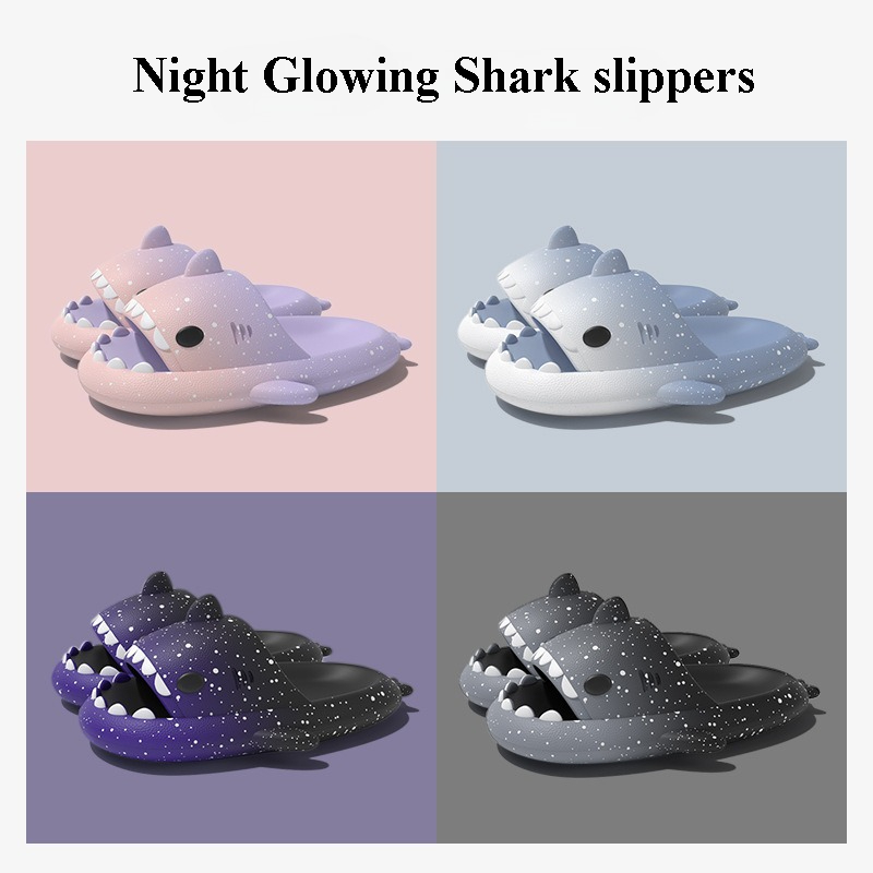 Men'S Shoes To Women'S - Sandal Hiu Kartun Lucu untuk Wanita