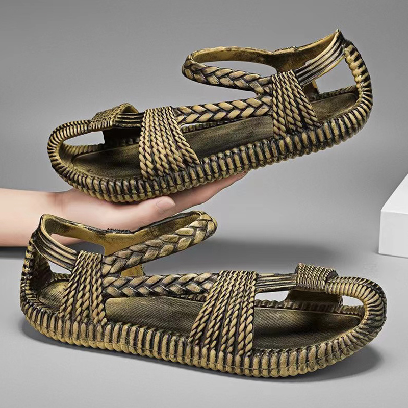 Men Shoes On Cloud - Sandal Romawi Retro Sandal Olahraga untuk