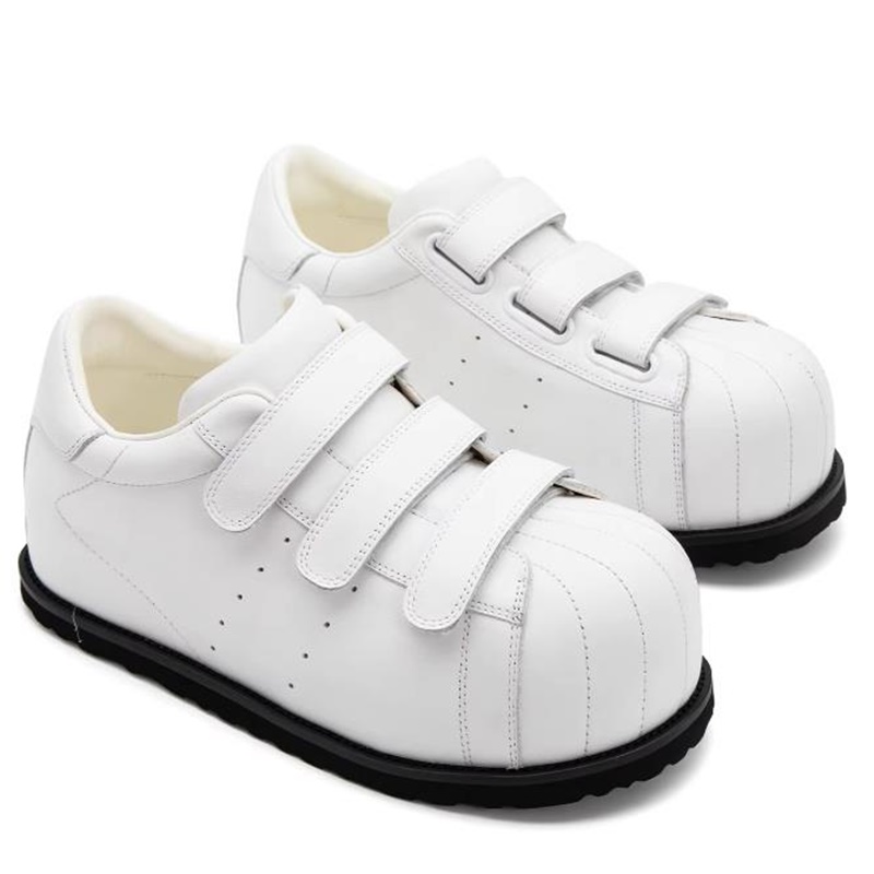 Men'S Shoes With Velcro - Sepatu Skate Kulit Asli Model Shell-toe