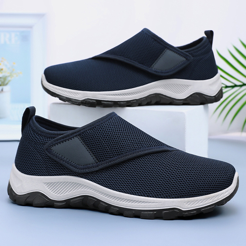 Sepatu Jaring Pria Musim Panas - Men'S Shoes With Velcro ulasan dan harga