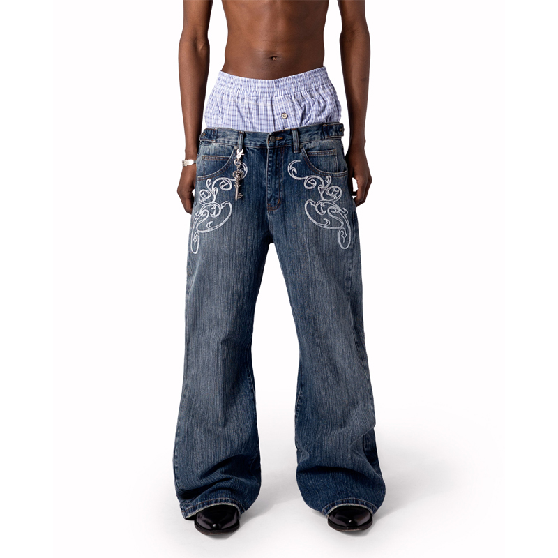 Celana Jeans Bootcut Biru Y2k  - Men Shoes Jeans ulasan dan harga
