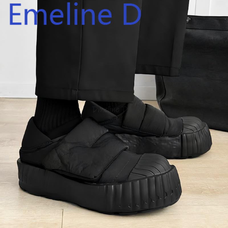 Sepatu Bot Salju Pasangan Step - Men'S Shoes With Velcro ulasan dan harga
