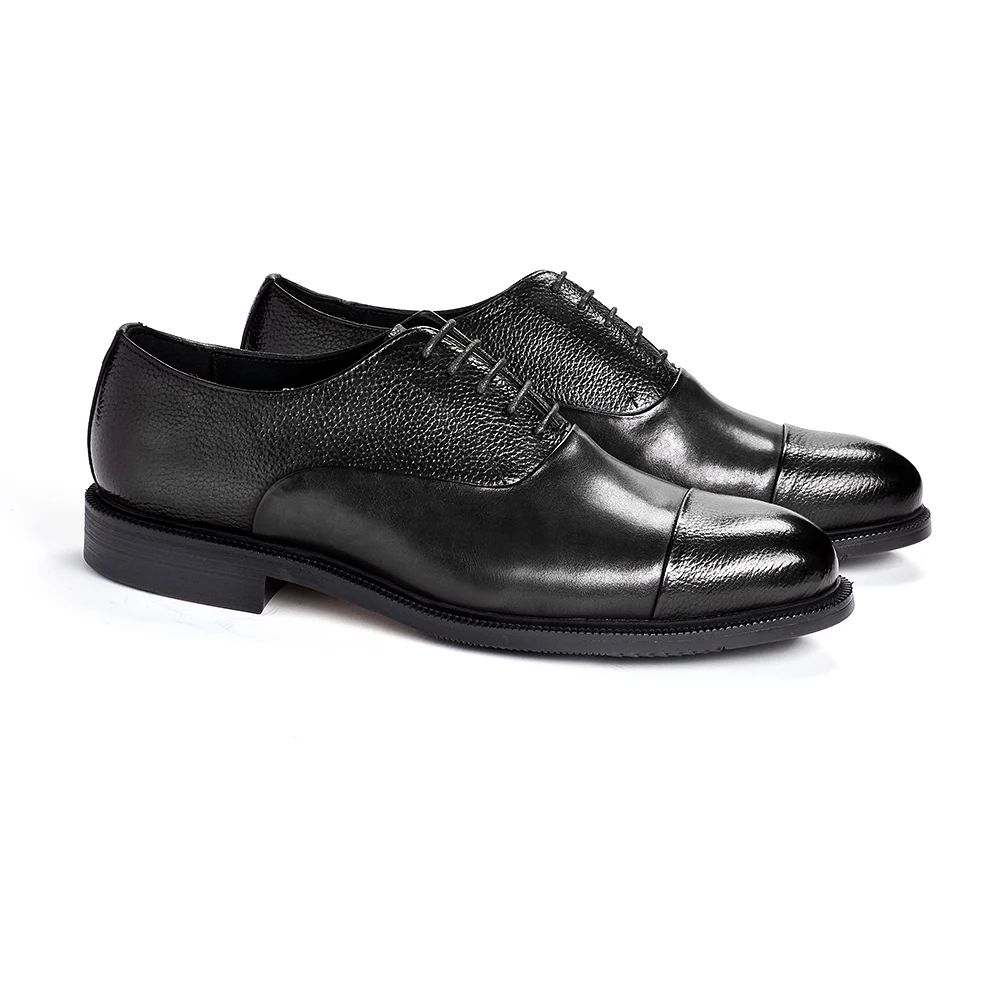 Sepatu Oxford Kulit Sapi Asli  - Men Shoes Size 11 ulasan dan harga