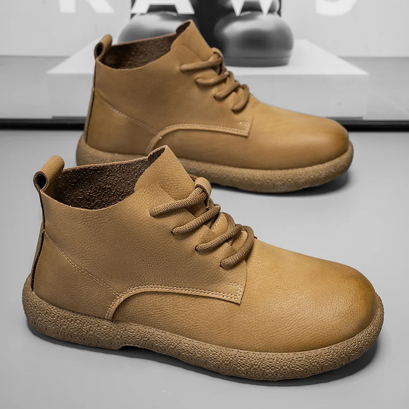 Sepatu Bot Pria Sepatu Bot Pen - Men'S Shoes No Laces ulasan dan harga
