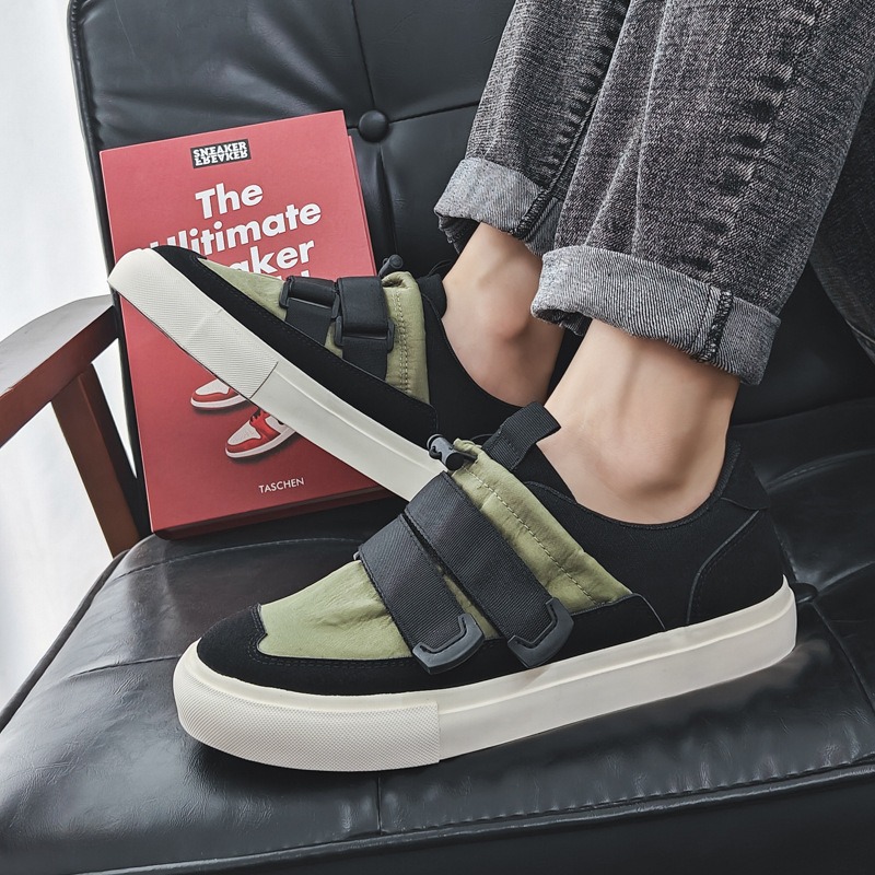Sepatu untuk Pria Sepatu Kanva - Men'S Shoes With Velcro ulasan dan harga