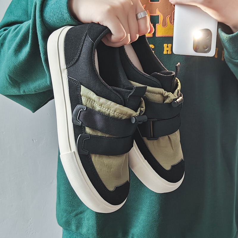 Sepatu untuk Pria Sepatu Kanva - Men'S Shoes With Velcro ulasan dan harga