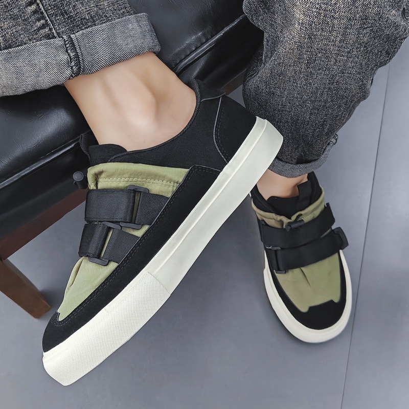 Sepatu untuk Pria Sepatu Kanva - Men'S Shoes With Velcro ulasan dan harga