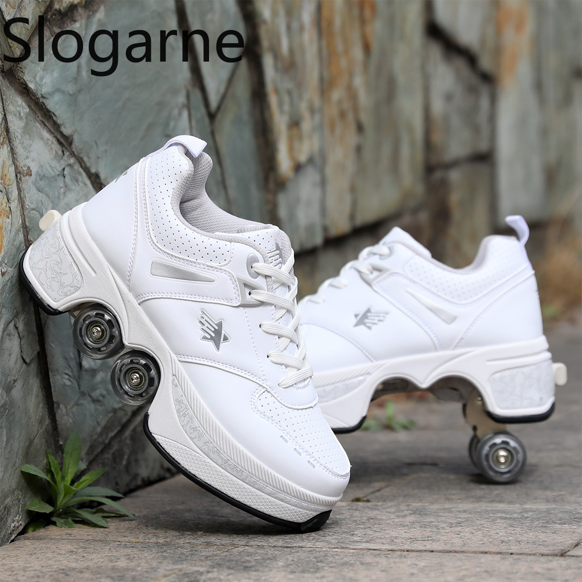 Sepatu Roda Deformasi 4 Roda W - Men'S Shoes To Women'S ulasan dan harga