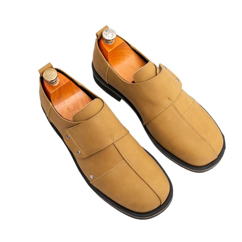 Sepatu pria gaya bisnis untuk  - Men'S Shoes With Velcro ulasan dan harga