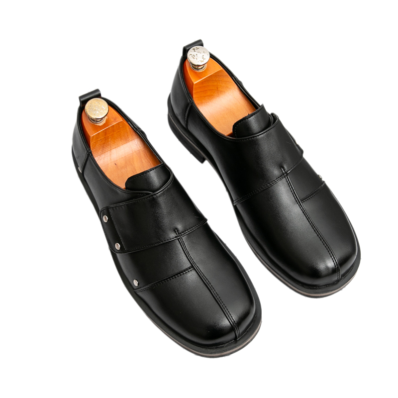 Sepatu pria gaya bisnis untuk  - Men'S Shoes With Velcro ulasan dan harga