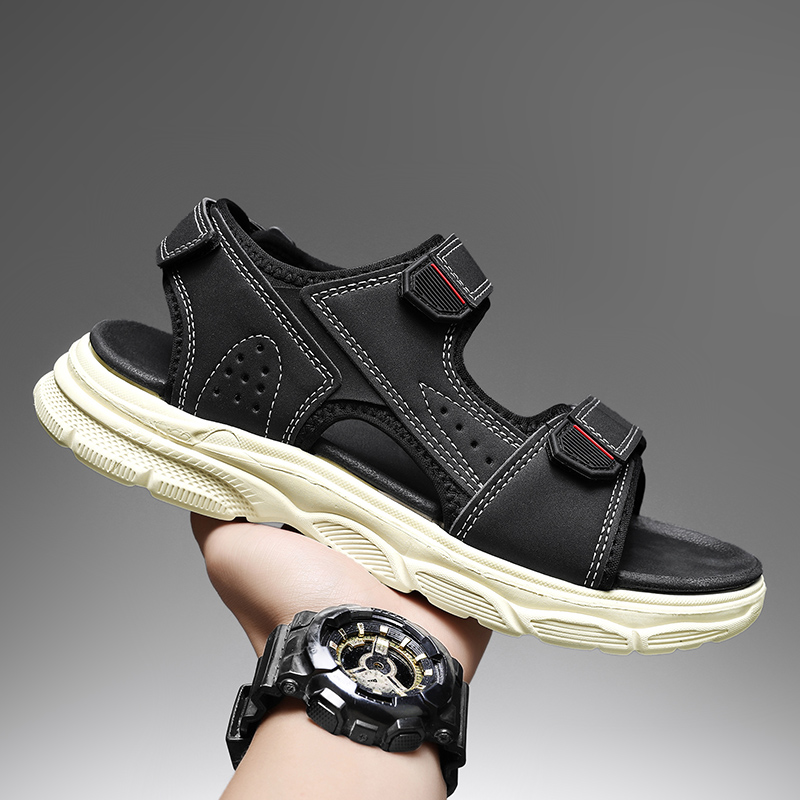 Sandal Outdoor Pria dengan Tal - Men'S Shoes With Velcro ulasan dan harga