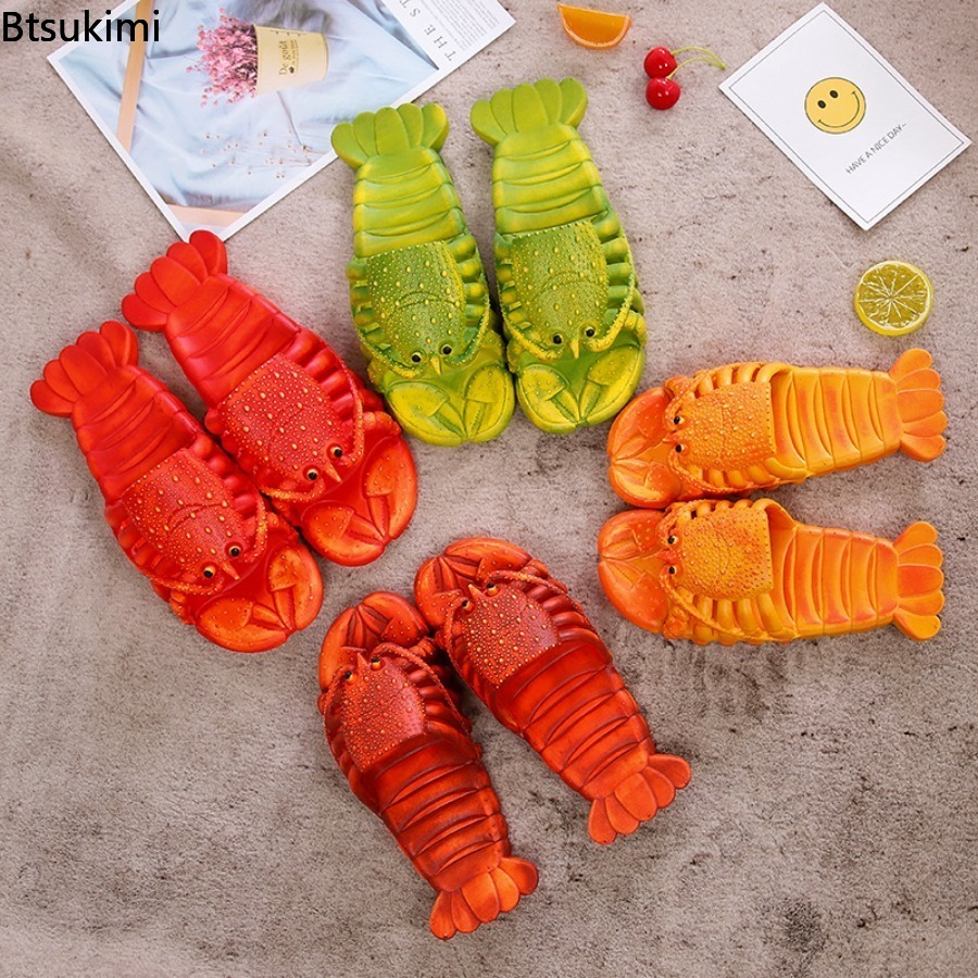 Sandal Lobster Kartun Musim Pa - Men'S Shoes To Women'S ulasan dan harga
