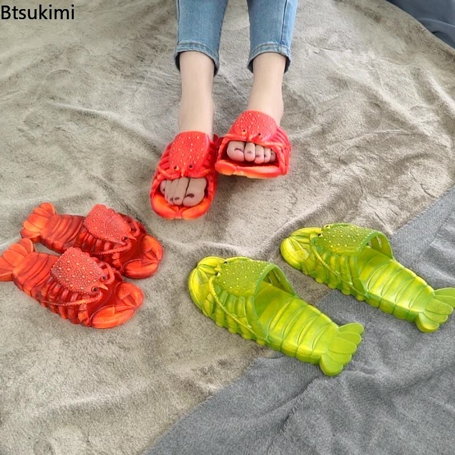 Sandal Lobster Kartun Musim Pa - Men'S Shoes To Women'S ulasan dan harga