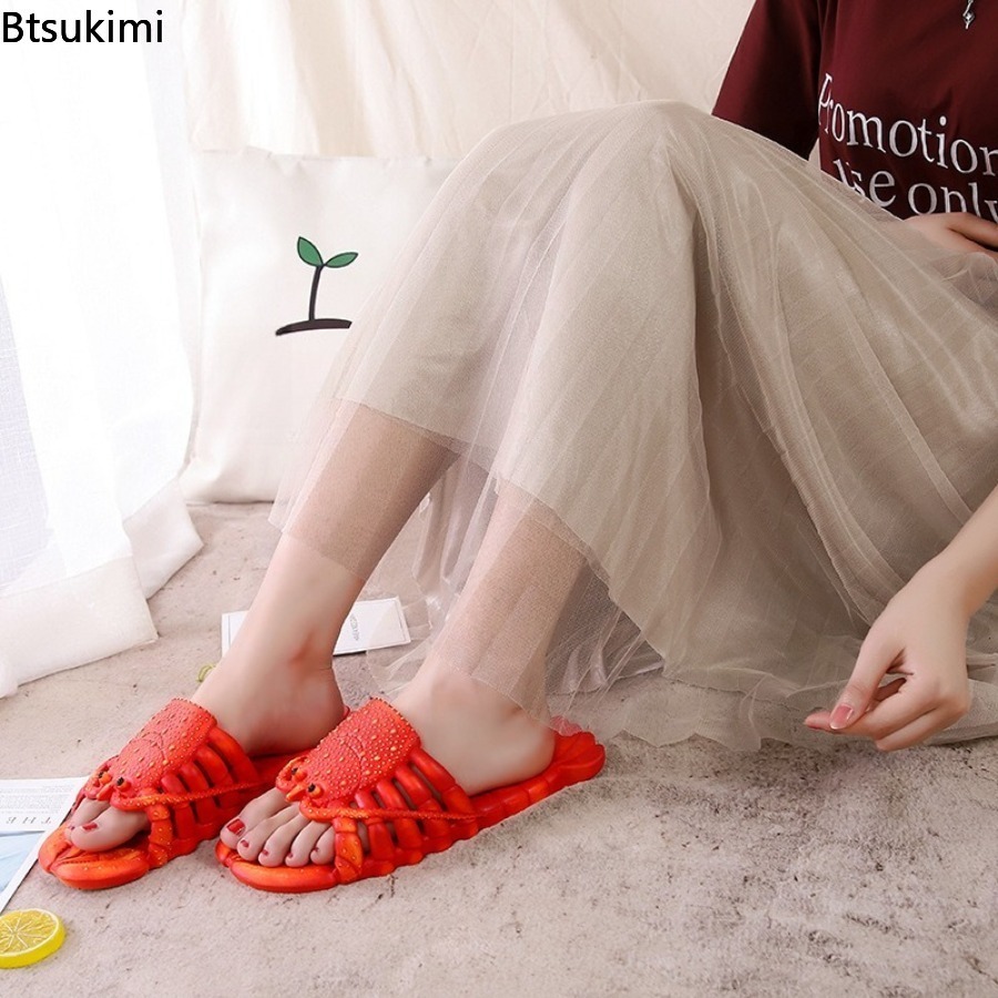 Sandal Lobster Kartun Musim Pa - Men'S Shoes To Women'S ulasan dan harga
