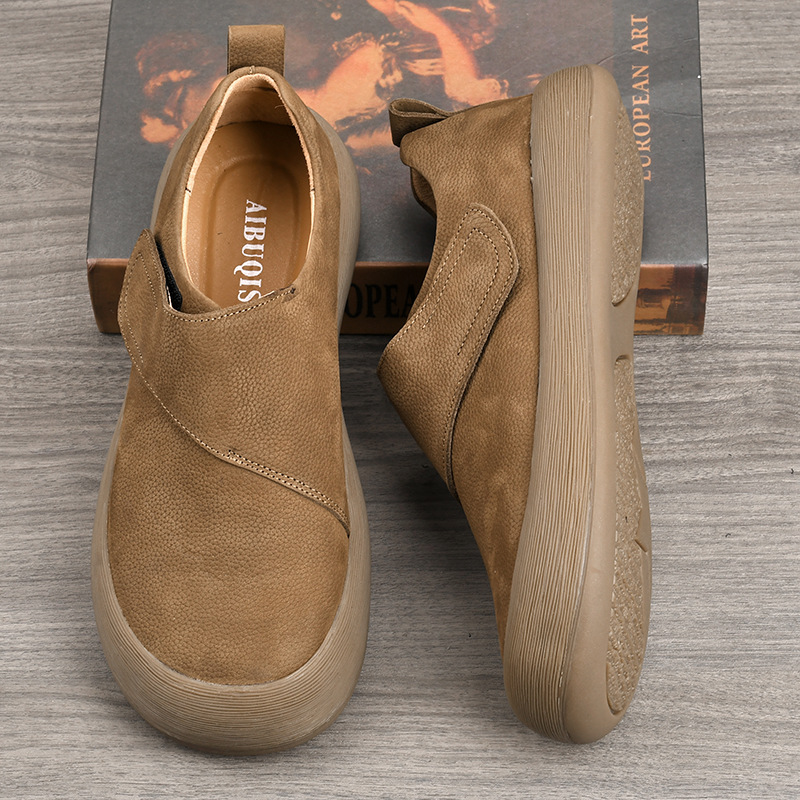 Sepatu Loafer Kasual Pria 2026 - Men'S Shoes With Velcro ulasan dan harga