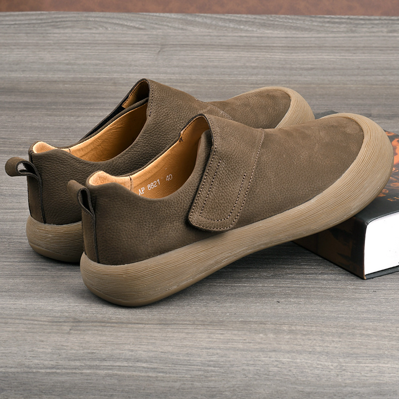 Sepatu Loafer Kasual Pria 2026 - Men'S Shoes With Velcro ulasan dan harga